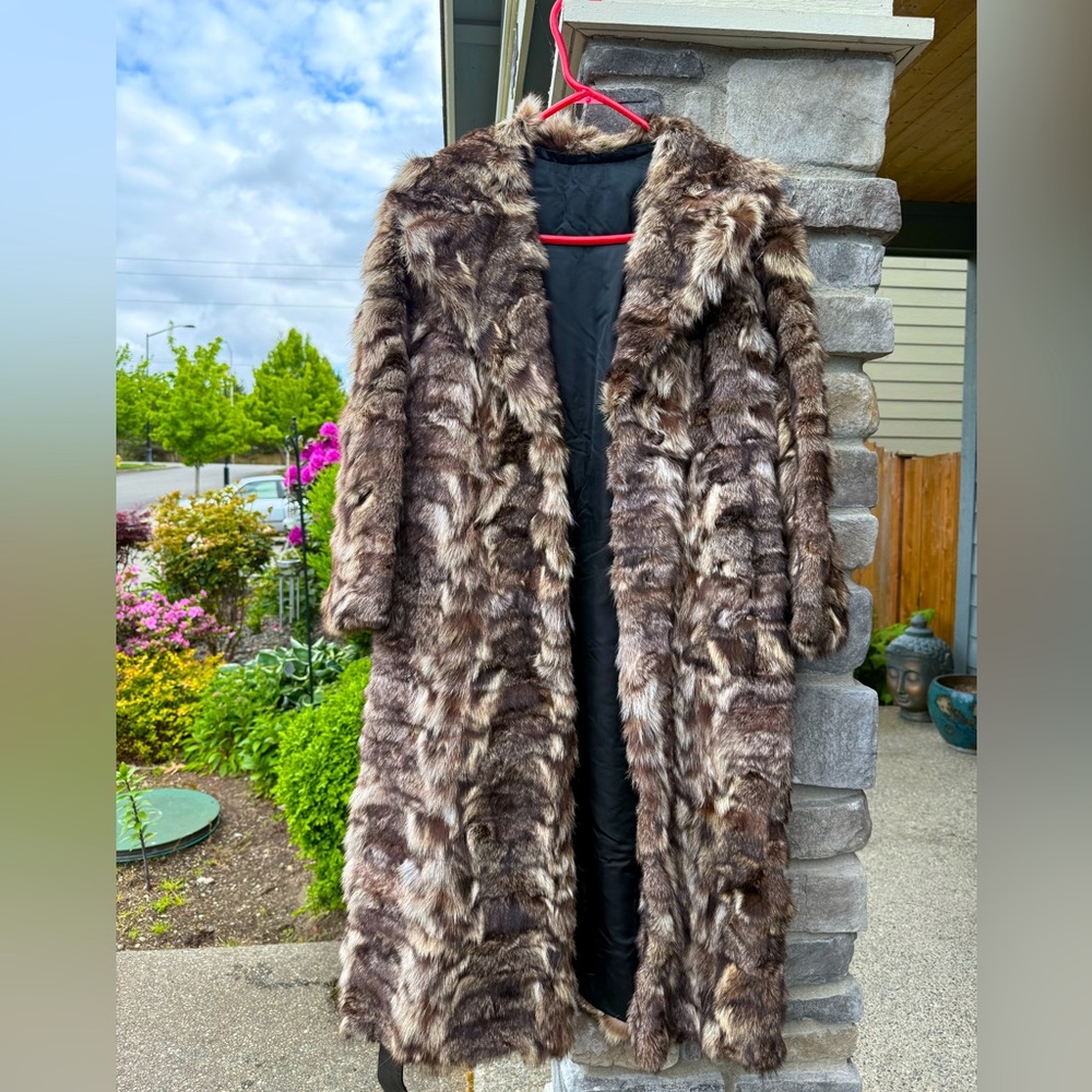 Real Raccoon Fur Coat - Vintage